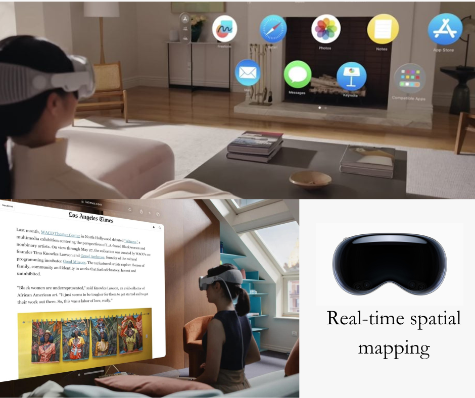 real-time spatial mapping-with-apple-vision-pro